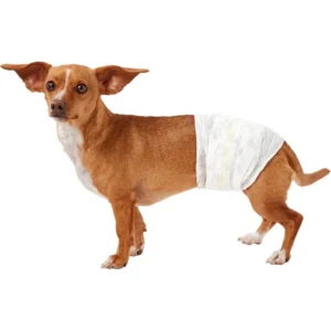 Soft Breathable Leakproof Disposable Printed Multi-Size Pet Wrap Diaper for Male Dog