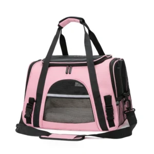 Soft Carrier for Pet Transportation Suitable for Small Medium Sized Cats Dogs Rabbits Birds Foldable Breathable