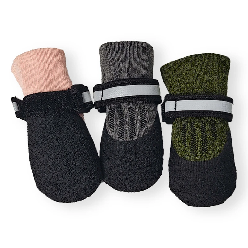 Soft Comfortable Autumn All Seasons Pet Shoes Breathable Cute Classic Dog Shoe Sock Covers Floral Pattern Made Non-woven Fabric