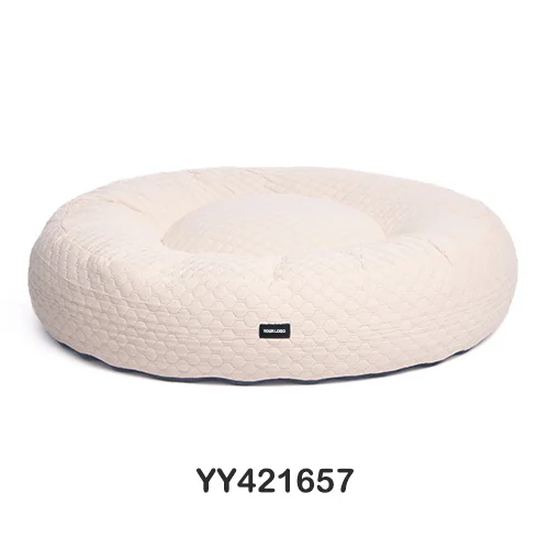 Soft Custom Dog Bed Indoor Orthopedic Machine Faux Fur Waterproof Fabric Dogs Solid