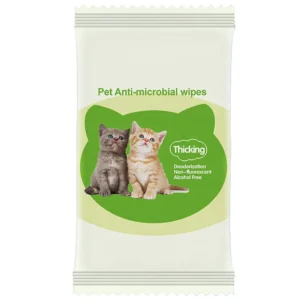 Soft Deodorizing Hygienic Wet Wipes for Dogs and Pets Cleaning Daily Use Products for Home 10 Sheets Shanghai OEM