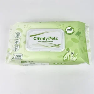 Soft Eco friendly Dog Cat Paw Ear Eye Tooth Clean Grooming Pet Wet Wipe for Pets
