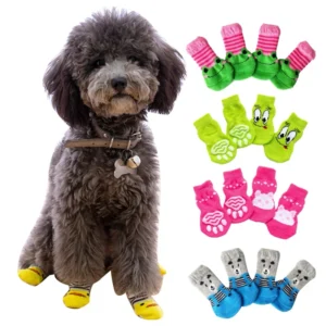 Soft Pet Dog Shoes Anti slip Boots Socks for Small Puppy Dog Paw Protector