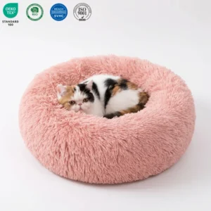 Soft Plush Warm Round Pet Beds Cat Dog Mat Sleeping Bed Sofa