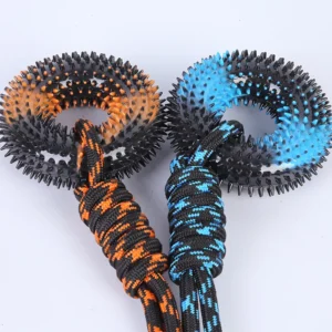 Soft Rubber Pet Chew Toy Durable Multi Color Pet Puzzle Toy Training Throwing Reliever for Pet Supplies