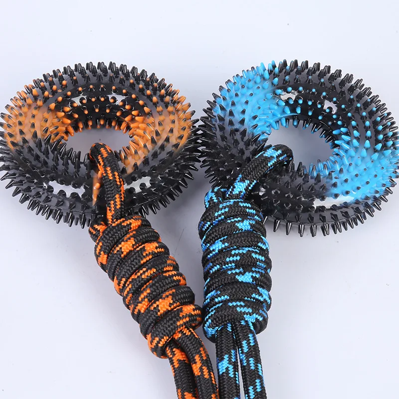 Soft Rubber Pet Chew Toy Durable Multi Color Pet Puzzle Toy Training Throwing Reliever for Pet Supplies