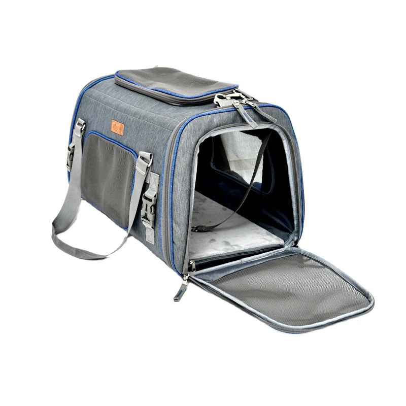 Soft Sided Carriers Folding Nylon Foldable Pet Carrier