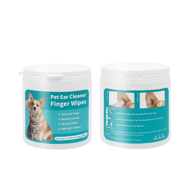 Soft Water Bath Eye Care Wet Pet Wipes for Dogs and Cats Stocked Ear and Finger Cleanser Deodorant