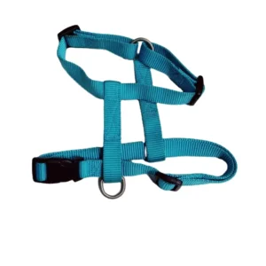 Solid Color Nylon Dog Harness Pet Dog Chest Strap Adjustable Pet Dog Nylon Harness Collar