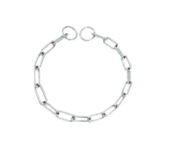 Solid Metal Chain Pet Dog Collar Neck Training Collars for Pets