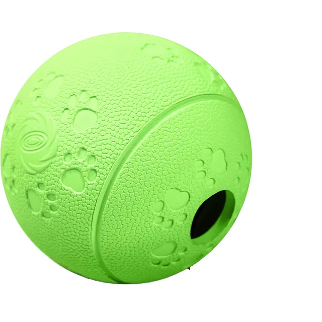 Solid Rubber Elastic Dog Toy Ball with Exploding Flower Pattern Eco Friendly Durable Pet Interactive Chewing Toy