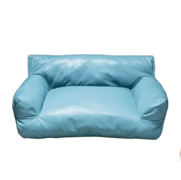 Solid Soft Warm Luxury Rectangle Fashion All Seasons Pet Sofa Bed with Box for Small Dogs & Cats Cat Bed Cave