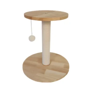 Solid Wood Pine Material Cat Tree Scratcher Simple Design Product Category