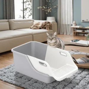 Solid and Durable Large Cat Box Litter Box Cat Large Litter Box Cat Litter