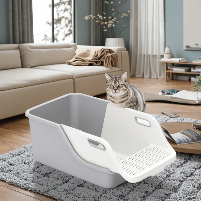 Solid and Durable Large Cat Box Litter Box Cat Large Litter Box Cat Litter