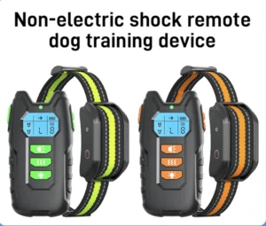 Sound Vibration Flashing Light Waterproof Plastic Electronic Training Collar for Dogs Pet Bark Control Eco-friendly Safety