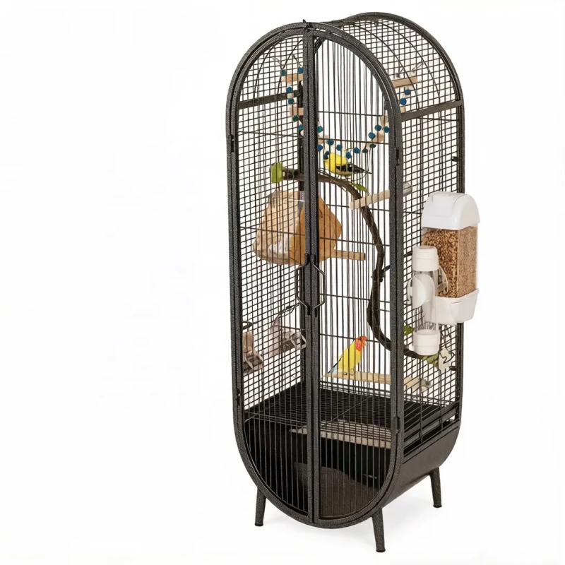 Spacious Bird Habitats Practical Indoor Ornamental Bird Breeding Supplies Large Villa Style Birdcages