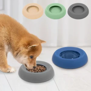 Spill Proof Silicone Pet Bowl Portable Slow Feeder Bowl Splash Travel Cat Dog Water Food Bowls Food Dish for Pet Daily Feeding