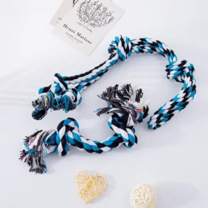 Spot Braided Pet Chew Toy Universal Rope Knot Self Entertainment Boredom Relief for Cats Dogs Bite Resistant Teeth Toy