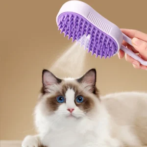 Spray Massage Feature Plastic Pet Hair Comb for Cats and Dogs Grooming Brush