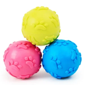 Squeak Chew Dog Ball Toy