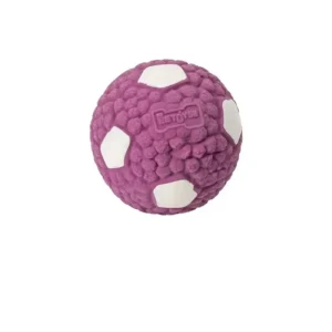 Squeaky ABS Puppy Teething Ball Bouncy Dog Football Chew Toy for Chewing Training & Interactive Play for Small to Medium Breeds