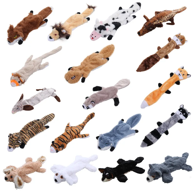 Squeaky Animal Print Plush Classic Chew Toy Eco friendly Indoor Use Interactive Bite Resistant Molar Dog Toy Seafood Fish
