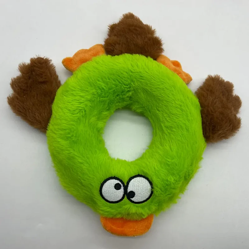Squeaky Dog Toy No Stuffing Plush Pet Squeak Toys for Dogs