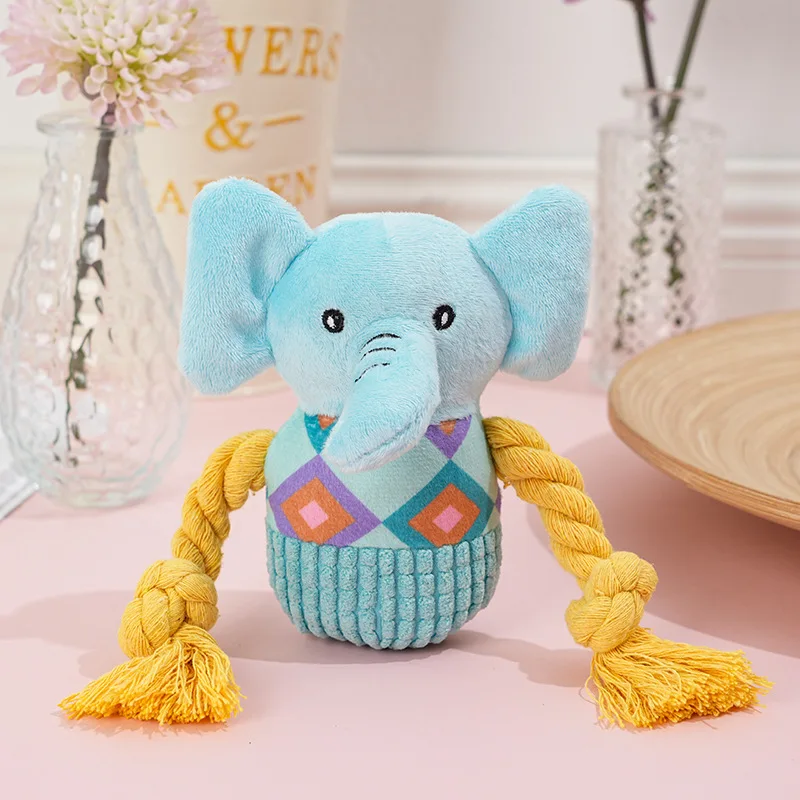 Squeaky Plush Toys for Dogs Entertainment Toys for Cats Training & Teething Pet Toys for Small and Medium-Sized Dogs