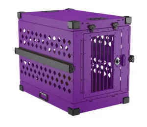 Stackable Metal Dog Crates Kennels Collapsible Aluminium Cage for Pet Shop Shelter Airport Bulk Order Discount