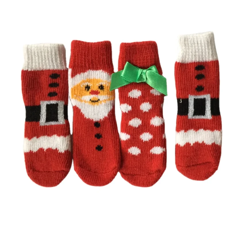 Stain Resistant Cat Booties Waterproof Dog Sock Anti Slip Pet Shoes Socks for Dogs Cats