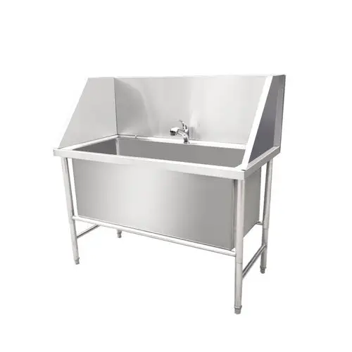 Stainless Steel Adjustable Electric Lifting Pet Animal Shower Grooming Washing Bathtub Bath Tub Bathing Sink for Dog