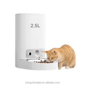 Stainless Steel Automatic Pet Feeding WIFI APP Control Timing Quantitative Smart Pet Feeder with Camera