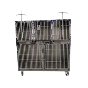 Stainless Steel Dog Cage Pet Cage Animal and Veterinary Equipment Oxygen ICU Cage