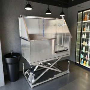 Stainless Steel Pet Spa Bathtub for Cat and Dog Grooming Bath Cleaning