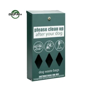 Standing Public Park Customized Pet Waste Bin Station Shit Collect Container Outdoor Dog Waste Disposal Bin