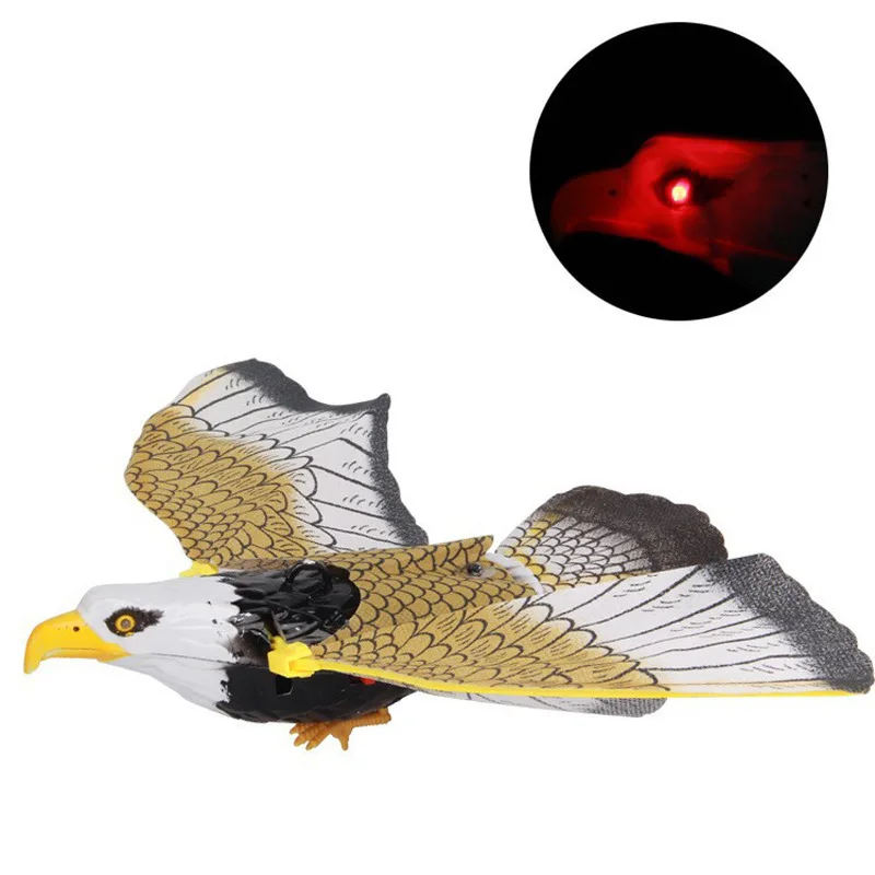 Stock Simulation Bird Interactive Toys Electric Hanging Eagle Flying Bird Teaser for Cats
