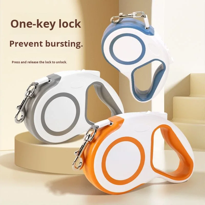 Stocked 3-5M Automatic Retractable Cat Leash Pet Outdoor Leash Dog Leash