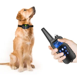 Stop Barking Pet Products Training Collar Anti Barking Dog Trainer 800m Remote Control Stop Barker Dog Training Collar