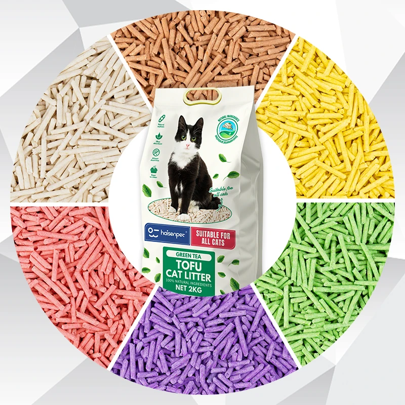 Strictly Inspected Tofu Cat Litter Factory Biodegradable Fast Dissolving Private Label Custom Production