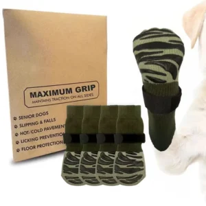 Striped Large Dog Pet Socks Waterproof Breathable Rubber Print Non Slip Dog Shoes for Summer Season Cotton Material