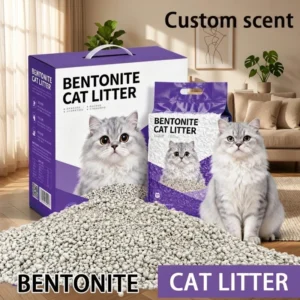 Strong Cats Dust Free Sand Clumping Bentonite Cat Litter for Cats
