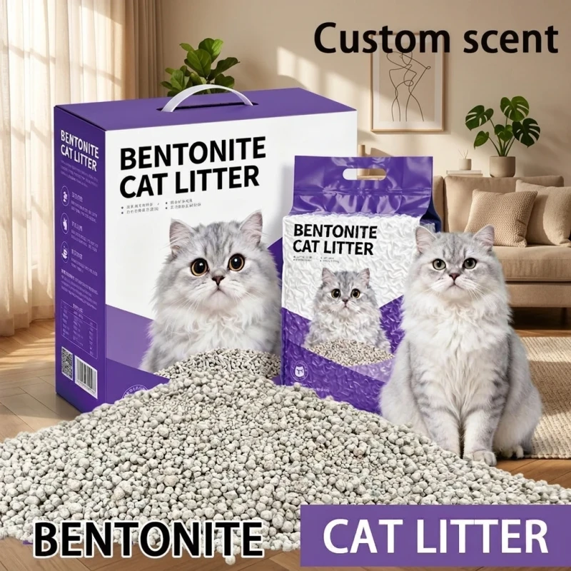 Strong Cats Dust Free Sand Clumping Bentonite Cat Litter for Cats