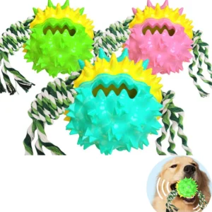 Strong Squeak Aggressive Indestructible Smart Eco Friendly Plush Cat Toy Pet Chew Custom Luxury Pet Accessories Dog Toy Ball