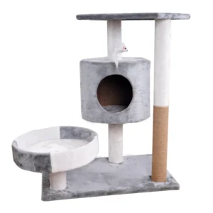 Sturdy Multi-Level Cat Tree with Plush Padded Platforms Luxury Cat Climbing Tower with Sisal Scratching Posts