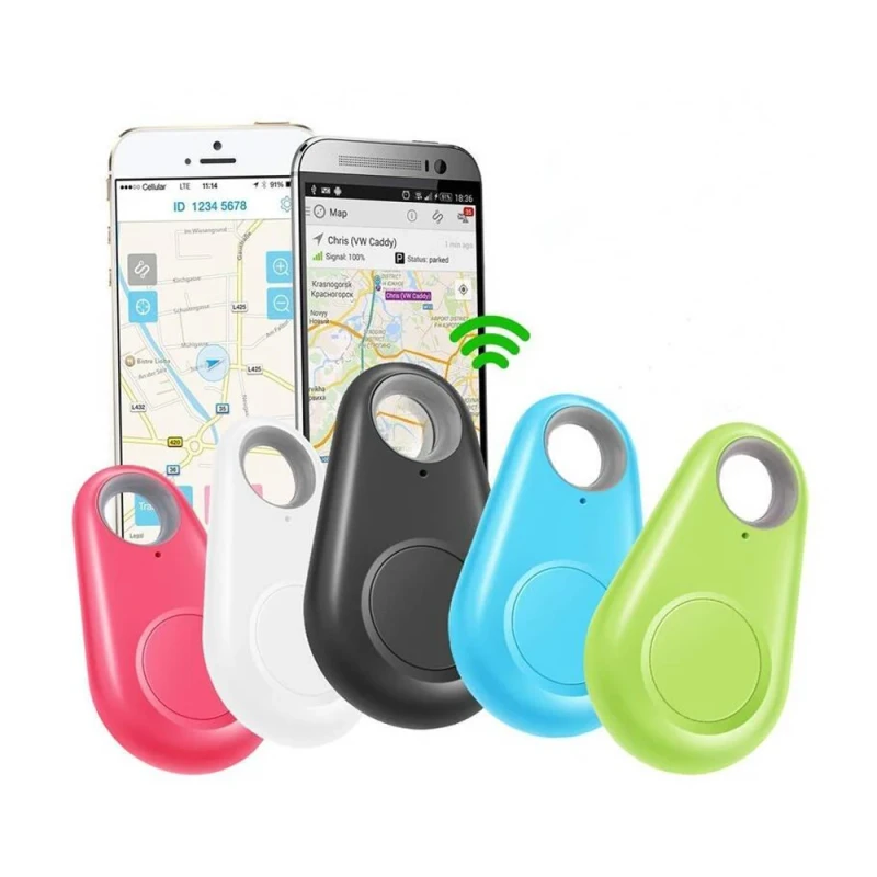 Super Mini Gps Tracker Chip Gps Car Tracker Anti Lost Waterproof BT Tracer for Pet Dog Cat Keys Wallet Bag Kids Trackers