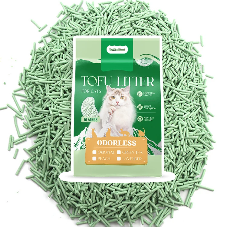 Supplies Pet Cat Product Natural Eco Tofu Cat Litter Sand Cat Litter Tofu