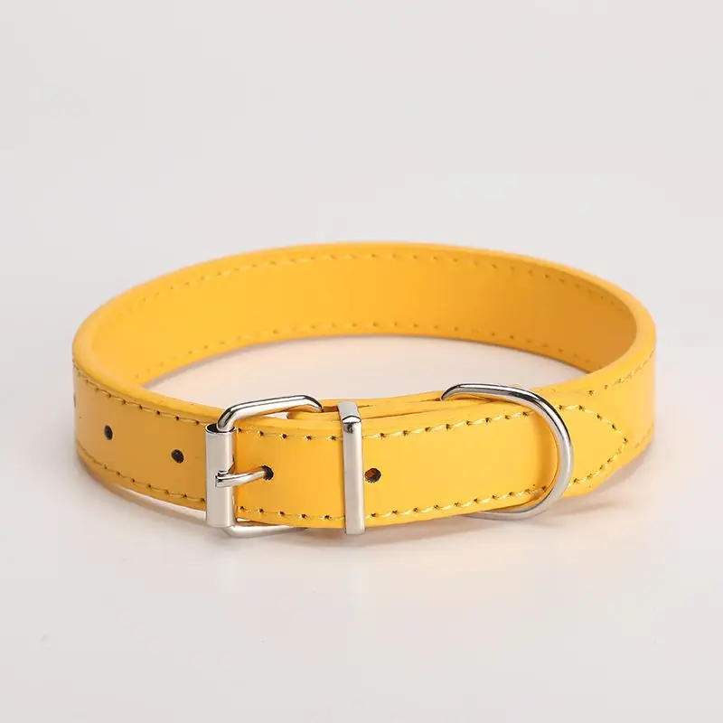 Sustainable Comfortable Pet PU Collar and Leash for Dogs and Cats Cat Necklace