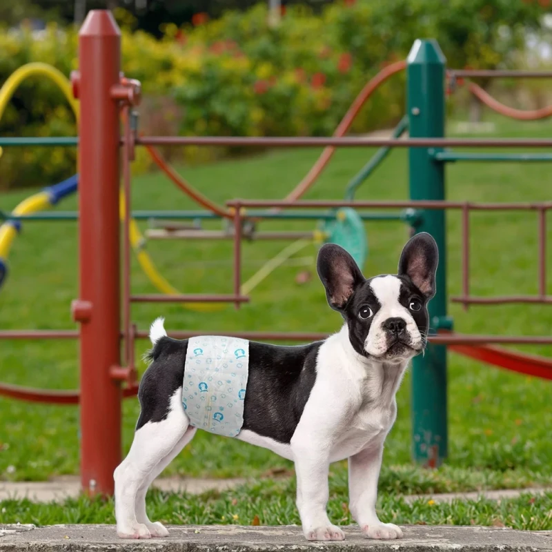 Sustainable Degradable Leak Proof Male Dog Diapers High Quality Disposable Pet Care Made From Cotton