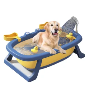 TPE+PP Material Cat Washing Grooming Mini Bath Tub Folding Portable Collapsable